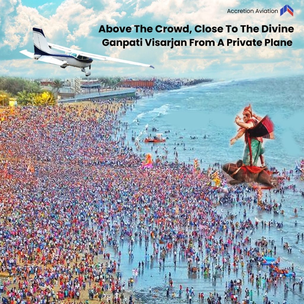 Enjoy a Unique Aerial View of Mumbai’s Iconic Festival! – Accretion Aviation Blog